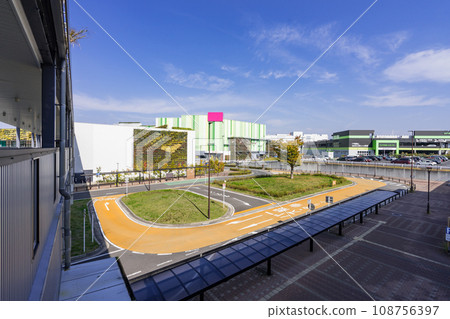 Tobu Kyuryo Line (Linimo) Nagakute Battlefield Station rotary in front of the station 108756397