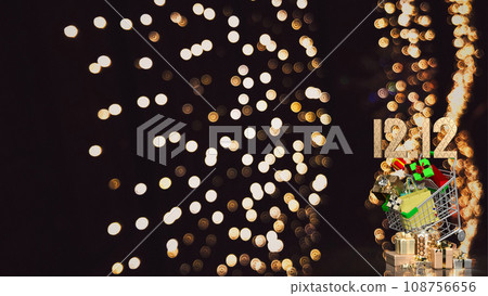 The Day 12  in December  for promotion of offer marketing concept.3d rendering The Day 12  in December  for promotion of offer marketing concept.3d rendering 108756656