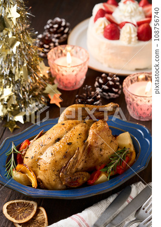 烤雞和聖誕蛋糕 108756740