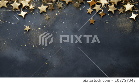 Luxury christmas background with copyspace for your text,design. Christmas concept. Generative AI. Luxury christmas background with copyspace for your text,design. Christmas concept. Generative AI. 108757342