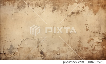 Old torn paper texture. Background concept. Generative AI 108757573