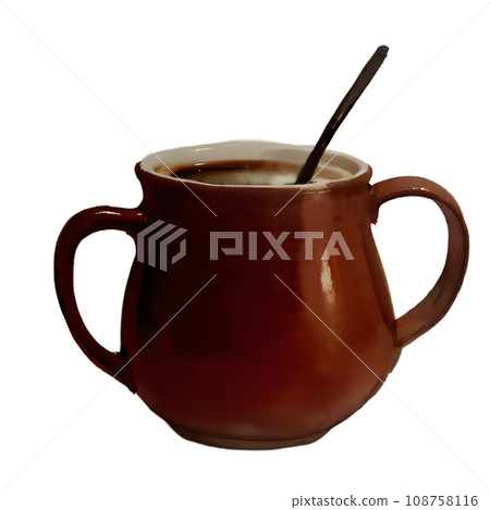 stylish cups and drinks 108758116