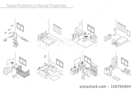 出租物業的噪音問題：公寓和公寓的生活聲音 108760904