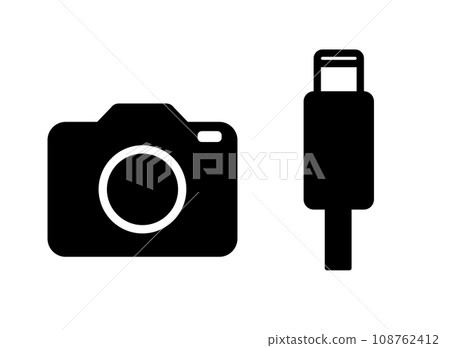 相機 USB Type-c 圖標 108762412