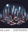 美麗的夜晚城市景觀 108762603