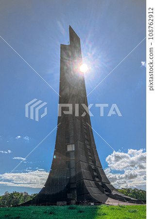 Backlit Hokkaido Centennial Memorial Tower Backlit Hokkaido Centennial Memorial Tower 108762912