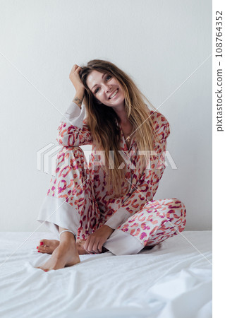 Beautiful slender woman portrait in lingerie Beautiful slender woman portrait in lingerie 108764352