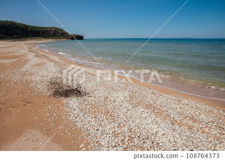 Beautiful landscape on sea beach Beautiful landscape on sea beach 108764373
