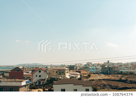 View of Jocheon-eup country village in Jeju island, Korea View of Jocheon-eup country village in Jeju island, Korea 108764374