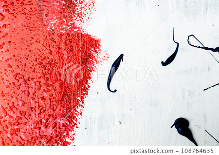 background, artistic texture, paint strokes for paper design, textile 108764635