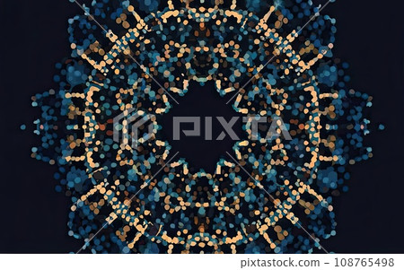 Vector abstract blue background frame of geometric shapes Vector abstract blue background frame of geometric shapes 108765498