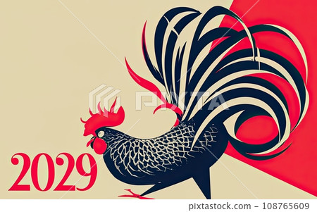 2029 Rooster year theme 2029 Rooster year theme 108765609