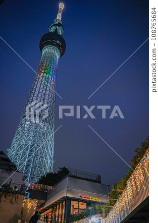 東京天空樹點亮 108765684