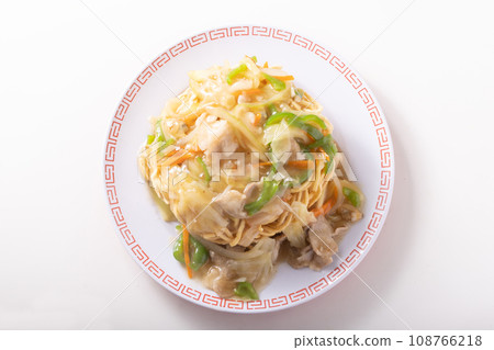 安卡克硬炒麵【五花肉，大白菜，紅蘿蔔，青椒】特粗麵 108766218