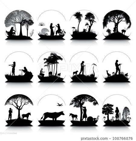 people silhouette isolated human person male female business black generative Ai. silhouette people group team illustration community crowd background young white businessman silhouette activity. people silhouette isolated human person male female business black generative Ai. silhouette people group team illustration community crowd background young white businessman silhouette activity. 108766876