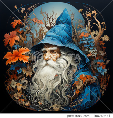 [AI生成圖像]偉大的老魔術師 108769441