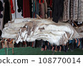 Market street With reindeer furs and other furs products 108770014
