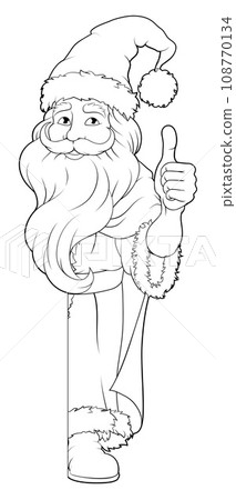 Santa Claus Father Christmas Cartoon 108770134