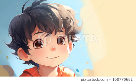 Hand drawn cartoon cute kids children's day illustration Hand drawn cartoon cute kids children's day illustration 108770691