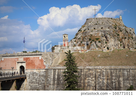 The old Venetian fortress of Corfu town, Corfu, Greece The old Venetian fortress of Corfu town, Corfu, Greece 108771011