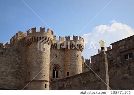 The Palace of the Grand Master of the Knights of Rhodes in the medieval city of Rhodes, Greece 108771105