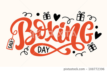 Boxing Day Sale Banner, Flyer Promotional Design 108772396