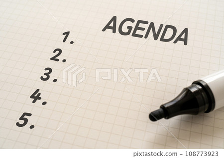 image of agenda 108773923