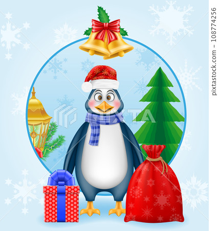 christmas card poster vector illustration 108774256