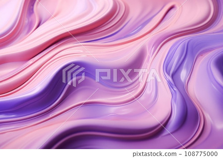 Liquid paint texture. Abstract background of colored floating liquid in pink violet pastel colors. Paint flows smoothly into each other, mixing in beautiful patterns. Art backdrop. Copy space Liquid paint texture. Abstract background of colored floating liquid in pink violet pastel colors. Paint flows smoothly into each other, mixing in beautiful patterns. Art backdrop. Copy space 108775000