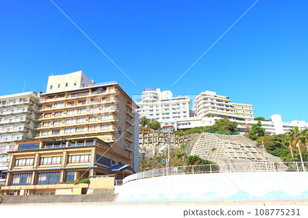 愛知縣蒲郡市西浦溫泉風景 愛知縣蒲郡市西浦溫泉風景 108775231