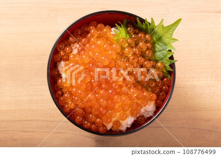 Salmon roe bowl (from Hokkaido) 108776499