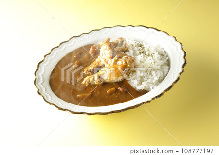 帶骨雞肉熱咖哩飯 帶骨雞肉熱咖哩飯 108777192