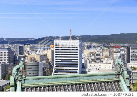 Wakayama City, Wakayama Prefecture, View from Wakayama Castle, Wakayama City Hall Wakayama City, Wakayama Prefecture, View from Wakayama Castle, Wakayama City Hall 108779121