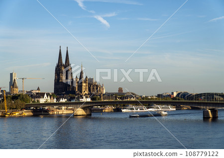 View of Cologne City Center and the Rhine River View of Cologne City Center and the Rhine River 108779122