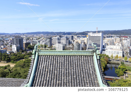 Wakayama City, Wakayama Prefecture, View from Wakayama Castle, Wakayama City Hall 108779125