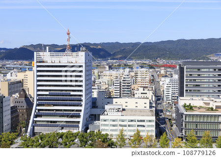 Wakayama City, Wakayama Prefecture, View from Wakayama Castle, Wakayama City Hall 108779126