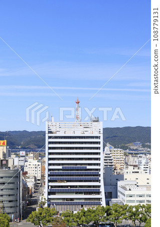 Wakayama City, Wakayama Prefecture, View from Wakayama Castle, Wakayama City Hall Wakayama City, Wakayama Prefecture, View from Wakayama Castle, Wakayama City Hall 108779131