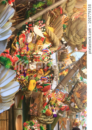 Lucky rake from Tori no Ichi - prosperous business Lucky rake from Tori no Ichi - prosperous business 108779338