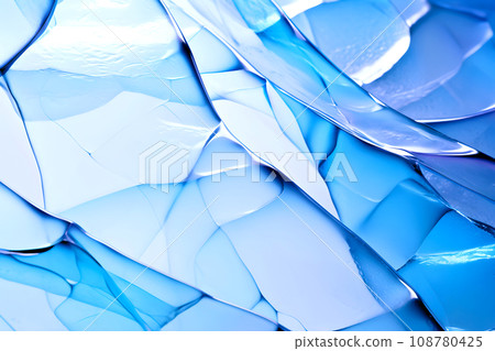 藍色碎片-光影玻璃紋理藝術-生成AI 藍色碎片-光影玻璃紋理藝術-生成AI 108780425