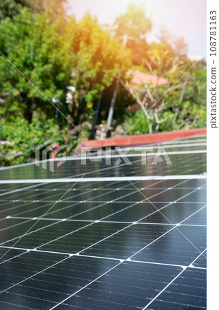 Renewable solar energy with panels Renewable solar energy with panels 108781163