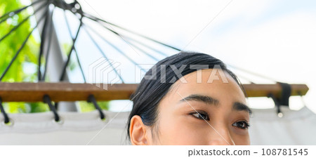 hammock, female, lady 108781545