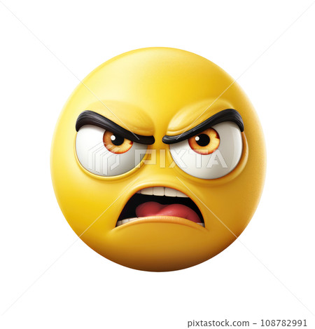 Angry Emoticon Expression Angry Emoticon Expression 108782991