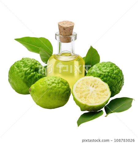Natural Bergamot Oil and Fruit Set 108783026