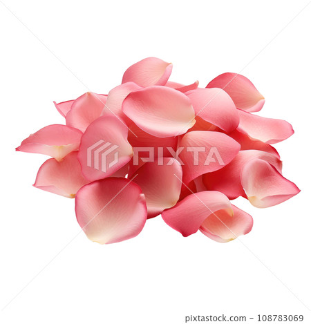 Blush Pink Rose Petals Cluster Blush Pink Rose Petals Cluster 108783069