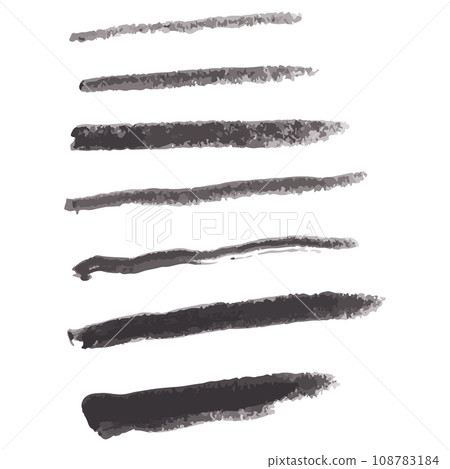Crayon illustration material vector Crayon illustration material vector 108783184