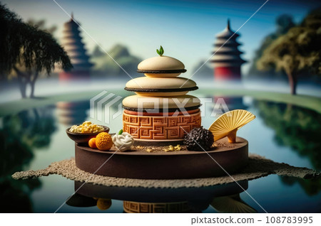Exquisite Chinese Dessert - Generative AI 108783995