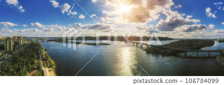 Dnieper River in Kiev Dnieper River in Kiev 108784099