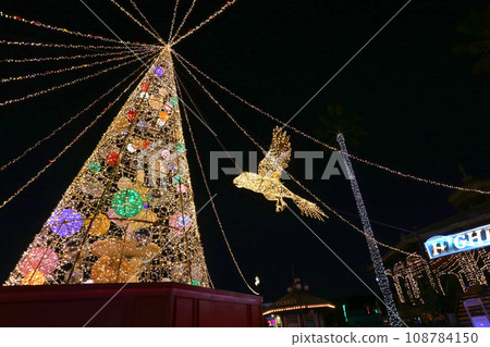 羊茅與歌山濱海城燈飾 108784150