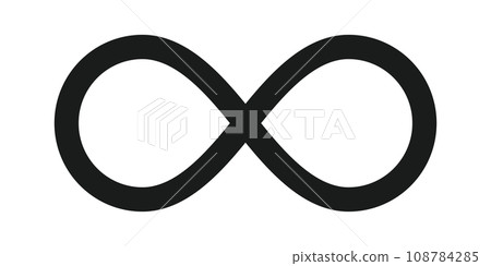 Infinity mark or mathematical symbol 108784285