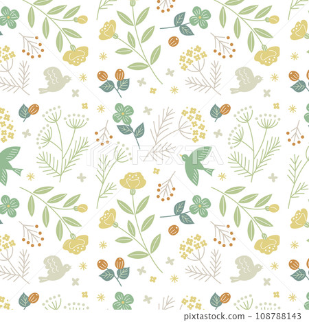 spring flower pattern spring flower pattern 108788143